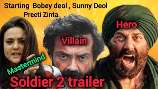 Soldier 2 movie trailer teaser bobey deol Preeti Zinta update today bobeydeol preetizinta [upl. by Atinit]