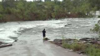 Ivanhoe Crossing  Fishing for Barramundi  1 [upl. by Lorollas29]