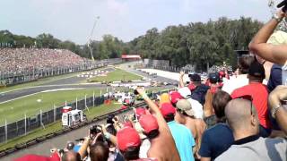 F1 Monza 2011 Start tribune 6B [upl. by Solnit465]