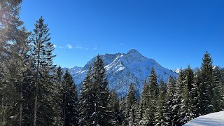 Winterwanderung im Kleinwalsertal Route 13 Januar 2022 [upl. by Nnyleve]