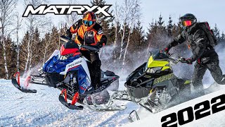 2022 Polaris Snowmobiles overview  Matryx XCR  Patriot Boost [upl. by Nelehyram]