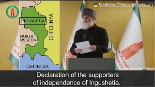 Ingushetia declares independence [upl. by Nodyl]