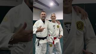 Master Leāo Teixeira Coral Belt from Rio de Janeiro Brazil visits our Houston Jiu Jitsu gym bjj [upl. by Davena481]