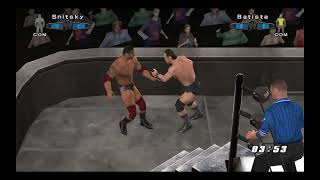 WWE SmackDown vs RAW 2006  Snitsky vs Batista [upl. by Ghassan]