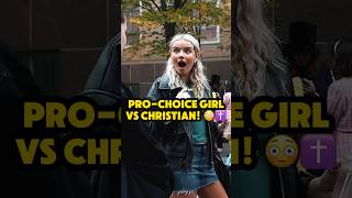 😬‼️ FEMINIST GETS COOKED BY CHRISTIAN [upl. by Farron]