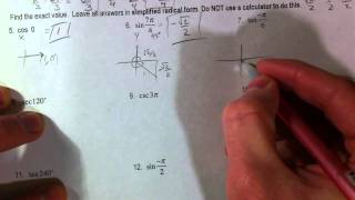 Trigonometry Review 1 of 5 [upl. by Hanoj]