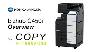 Konica Minolta bizhub C450i  Quick Intro [upl. by Nikola]