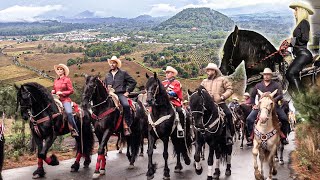 LA CABALGATA MAS GRANDE DE MICHOACAN  Festejando a la Virgen del Refugio en Condembaro Michoacan [upl. by Garnes]