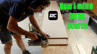 How to mitre large boards [upl. by Giarc494]