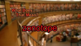 What does zonotope mean [upl. by Douglass]