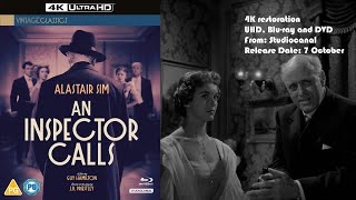 An Inspector Calls 1954 4K UHD Bluray review  4K restoration  Alistair Sim  Studiocanal [upl. by Amehr]