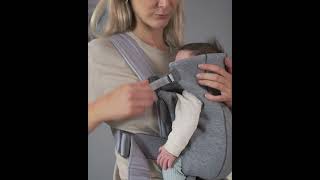 How to carry a newborn in BabyBjorn Mini Baby Carrier  Kaliedy newborn babywear babywearingmama [upl. by Snowman386]