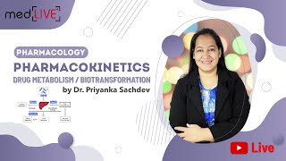 Pharmacokinetics  DRUG METABOLISM  BIOTRANSFORMATION with Dr Priyanka Sachdev [upl. by Dlawso]