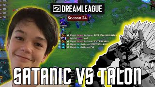 SATANIC VS TALON GUYS STAY IN FOUNTAIN dota2 dreamleague [upl. by Misti203]