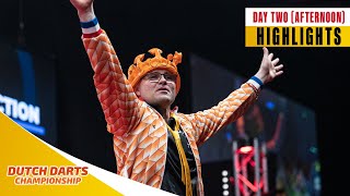 BATTLING FOR THE CROWN  Day Two Afternoon Highlights  2023 Dutch Darts Championship [upl. by Chemash]