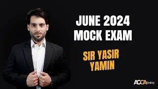 ACCA SBR  Q3 June 2024 Mock Exam English [upl. by Ainaznat]