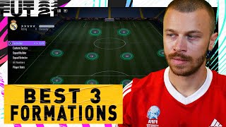 FIFA 21 BEST FORMATIONS amp TACTICS in ULTIMATE TEAM TOP 3 MOST EFFECTIVE FORMATIONS TUTORIAL [upl. by Dorren]