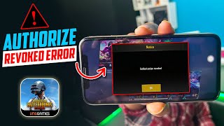 How to Fix Authorization Revoked Error in PUBG Mobile  Authorization Revoked Problem in PUBG [upl. by Esinnej]