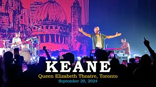 Keane live in Toronto September 20 2024 full concert audioplus some video [upl. by Llehsram]