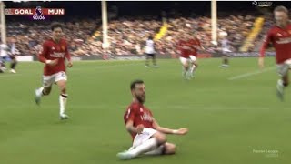 Bruno Fernandes Goal vs Fulham  Man United vs Fulham [upl. by Ahsille]