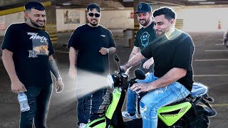 El SQUAD REACCIONA a mi NUEVA DEPORTIVA 🛵 [upl. by Arytas]