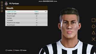 PES 2021 How to create Matheus Saldanha 🇧🇷 Partizan [upl. by Mandal830]