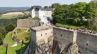 Elbsandsteingebirge Festung Königstein und Bastei [upl. by Adlev]