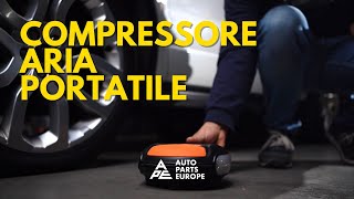 Compressore aria portatile compatto OSRAM on Auto Parts Europe [upl. by Alimrahs]