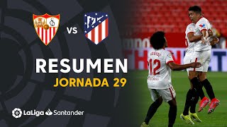 Resumen de Sevilla FC vs Atlético de Madrid 10 [upl. by Siradal]