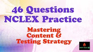 Practicing NCLEX Questions NCLEX Review  FREE NCLEX Prep Test Taking Strategies  ADAPT NCLEX [upl. by Milda56]