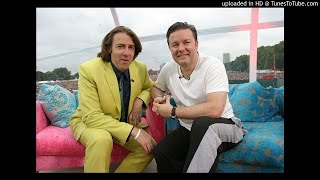 Ricky Gervais  David Baddiel  David Bowie interview with Jonathan Ross on Radio 2 29062002 [upl. by Aicelaf]