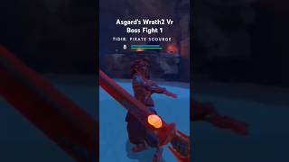 Asgards Wrath2 Vr Boss Fight 1  Vr games quest3games vrgaming asgardswrath2 mixedreality [upl. by Ahsitam]