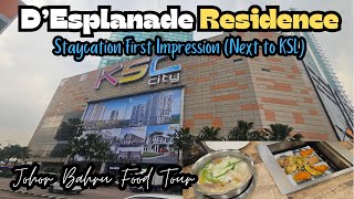 DEsplanade Residence Staycation amp KSL Mall Foodie Journey [upl. by Asreht]