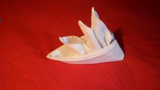 How To Fold Napkins  Bird Of Paradise Napkin Folding Video [upl. by Marsden]