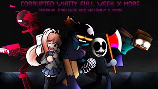 FNF Mashup Corrupted Whitty Full week X More Deprave Pressure and Infernum [upl. by Githens]