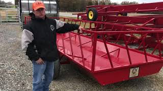 CampB FarmOutdoors Cattle Hay Feeder Wagon [upl. by Alan]