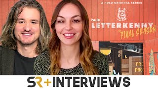 Letterkenny Season 12 Interview Michelle Mylett amp Dylan Playfair On Processing Finale Sadness [upl. by Iruy]