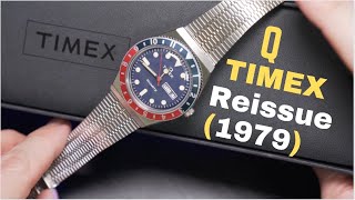 Timex Q Timex 1979 Reissue 38mm WatchUnboxFirst Look [upl. by Keraj]