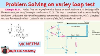 Problem Solving on Varley Loop Test  Power System Analysis [upl. by Carmen]