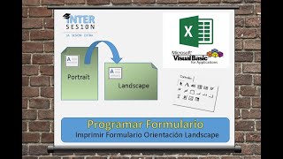 Visual Basic Excel 121 Imprimir el formulario en orientación Horizontal Landscape [upl. by Macrae]