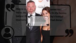 Coleen Rooneys frank admission about her marriage to Wayne before Im A Celeb [upl. by Lammond]