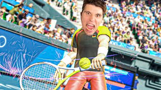 Vier Youtuber spielen TENNIS bei OLYMPIA 2021 und 2 werden komplett zerfetzt [upl. by Ennairac44]