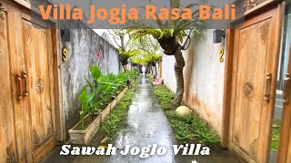 REVIEW SAWAH JOGLO VILLA JOGJA  VILLA RASA BALI [upl. by Tynan]