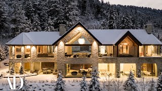 Inside A 75000000 Aspen Ski Mansion  On The Market  Architectural Digest [upl. by Dallis]