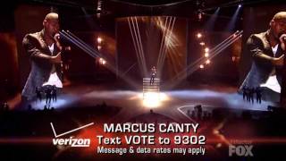 Marcus Canty  A Song For Mama  X Factor USA  Nov 22 2011 [upl. by Soirtimid79]