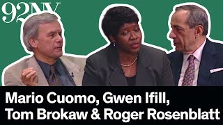 On Politics Mario Cuomo Gwen Ifill and Tom Brokaw with Roger Rosenblatt [upl. by Eenrahc605]