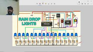 led chaser circuit led counter 555 ic [upl. by Hagen695]