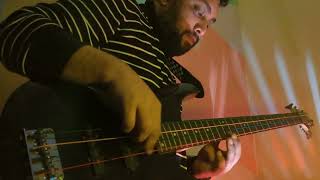 Bass Solo Cover  Anmone  Aurthohin  Bassbaba Sumon  Weird Studio [upl. by Eitak]