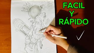 💥APRENDE A DIBUJAR PERSONAJES PARA TUS GRAFFITIS facil y rápido dibujos faciles [upl. by Oileve]