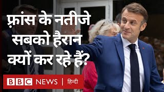 France Election Results Emmanuel Macron की इस चाल ने National rally को किया सत्ता से दूर [upl. by Artim369]